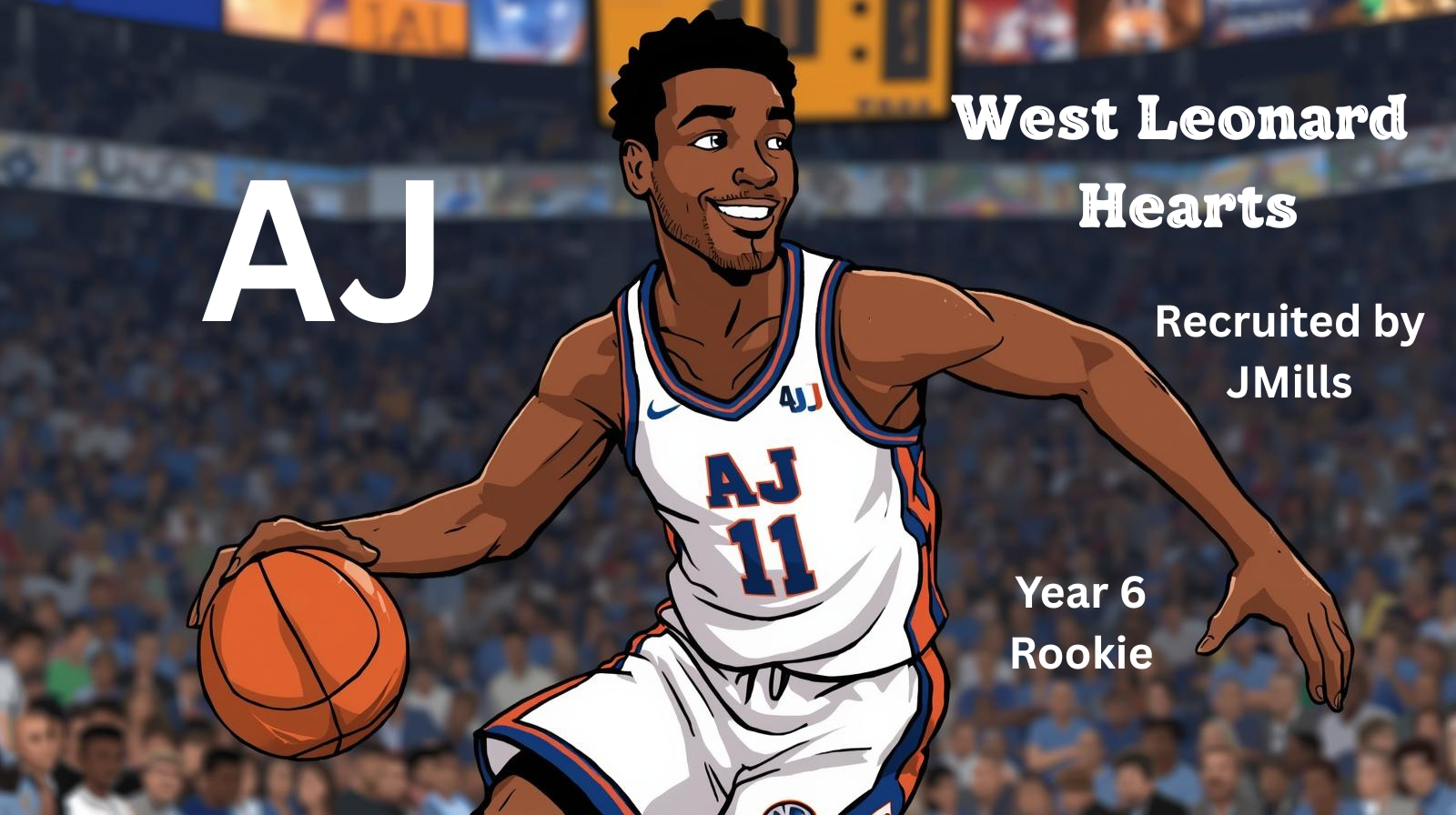 Welcome to the League, Rookie! This is AJ